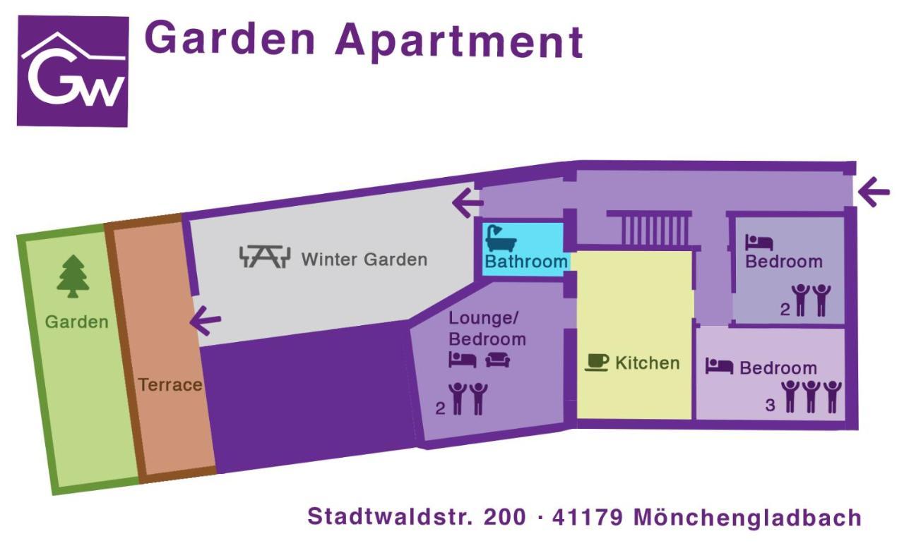 Gaestewohnung Moenchengladbach Exterior foto